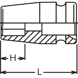 13400M Stecknuss Abmessungen